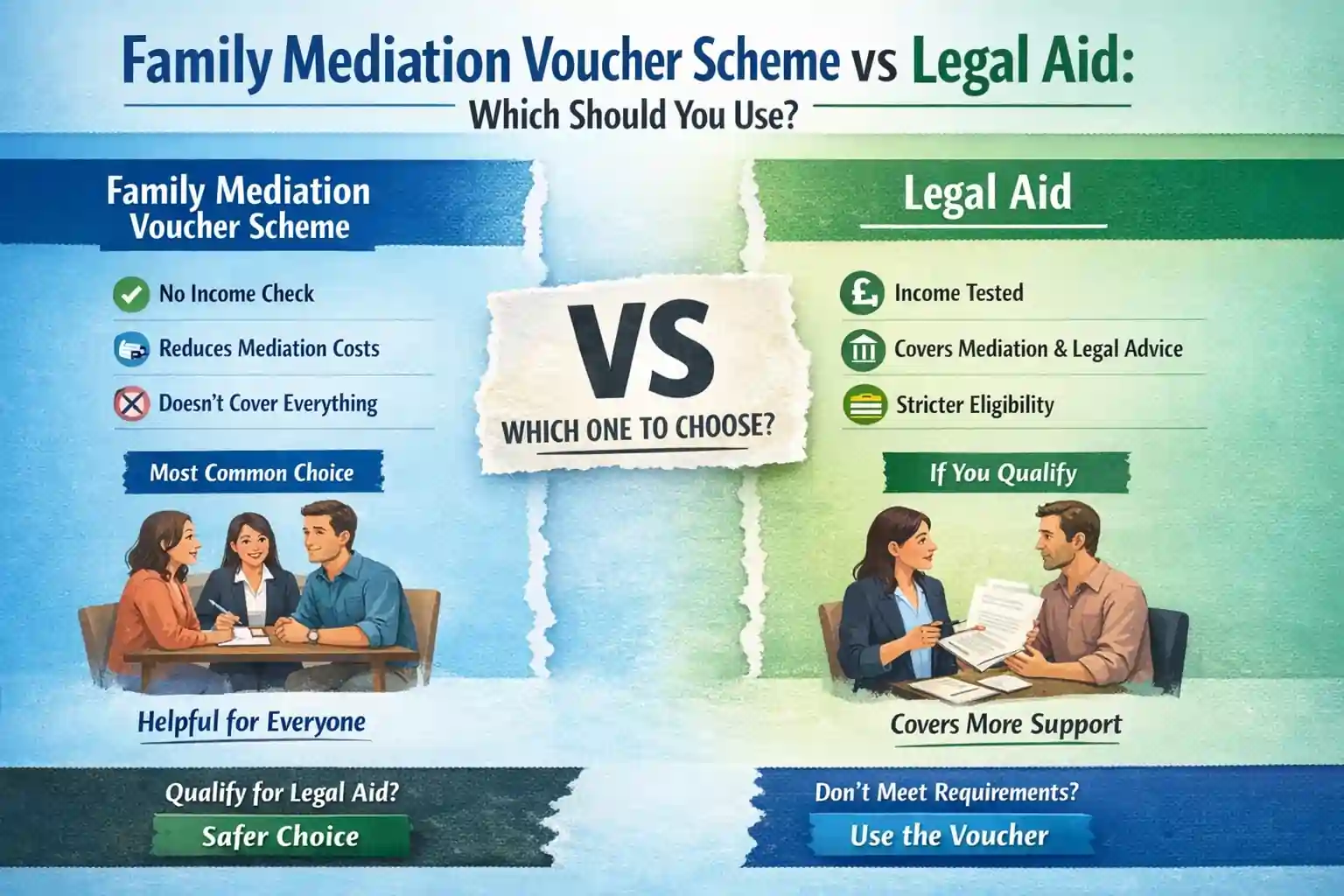 Family Mediation Voucher Scheme vs Legal Aid: Which Should You Use Hastings?