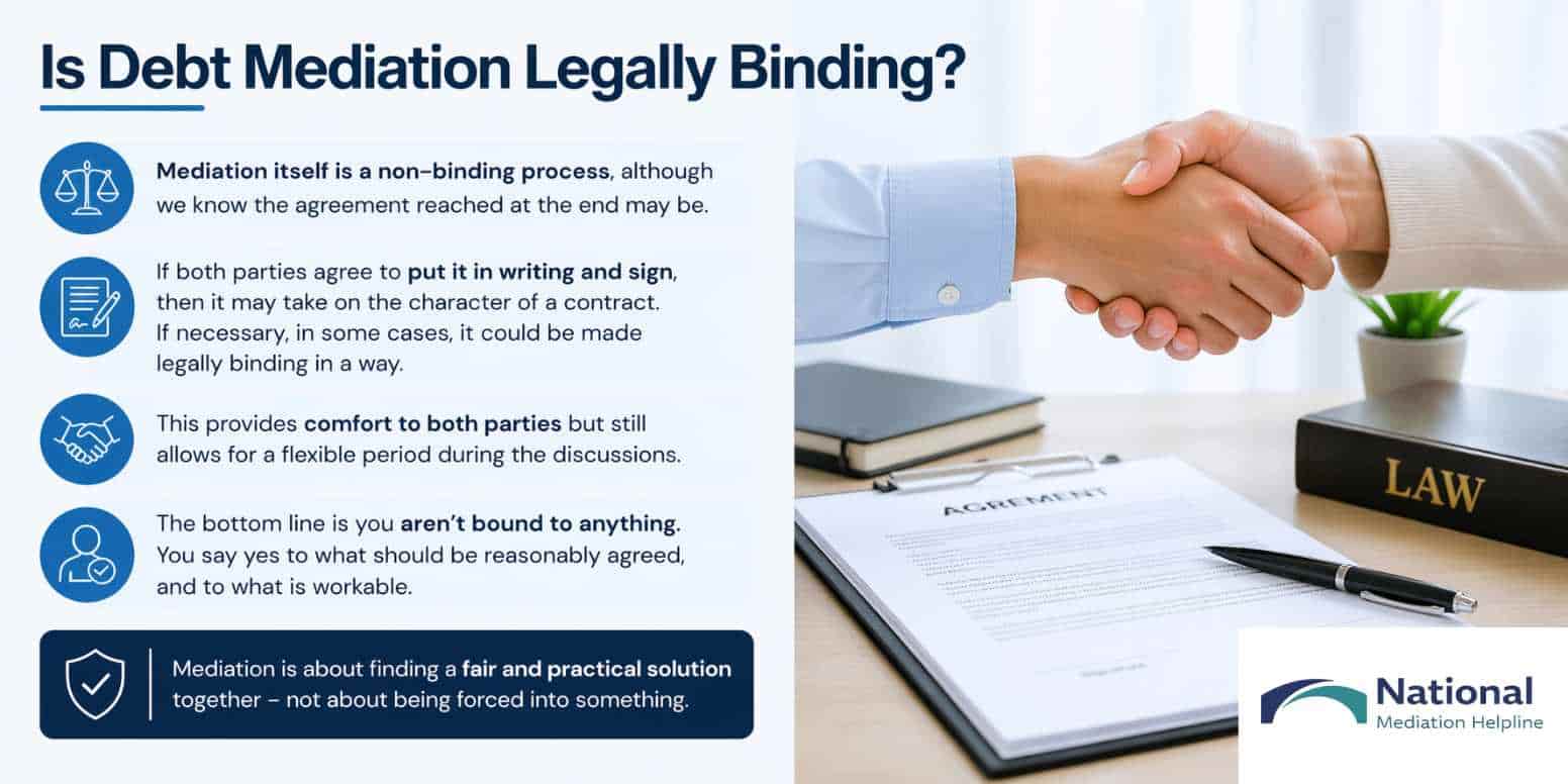 Is Debt Mediation Legally Binding Hastings